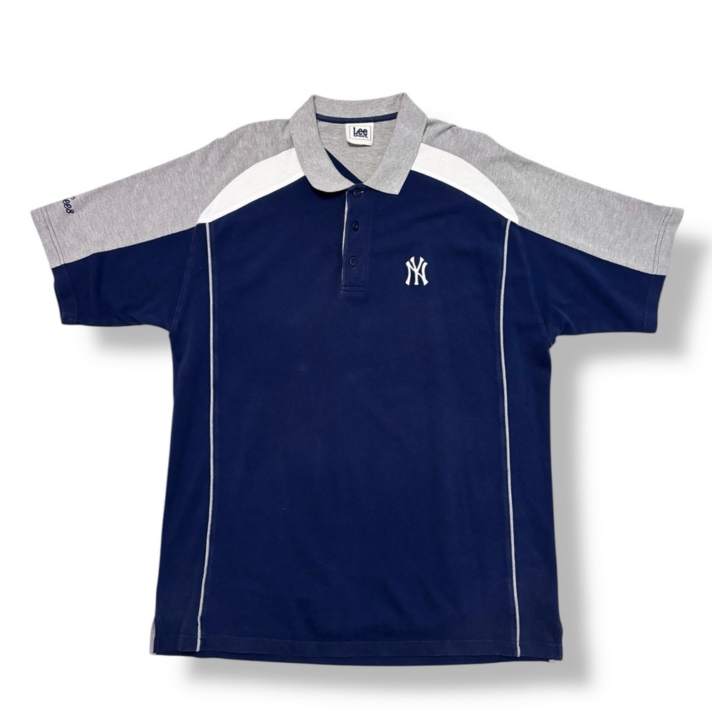 LEE SPORT New York Yankees Tri-Colored Polo VINTAGE